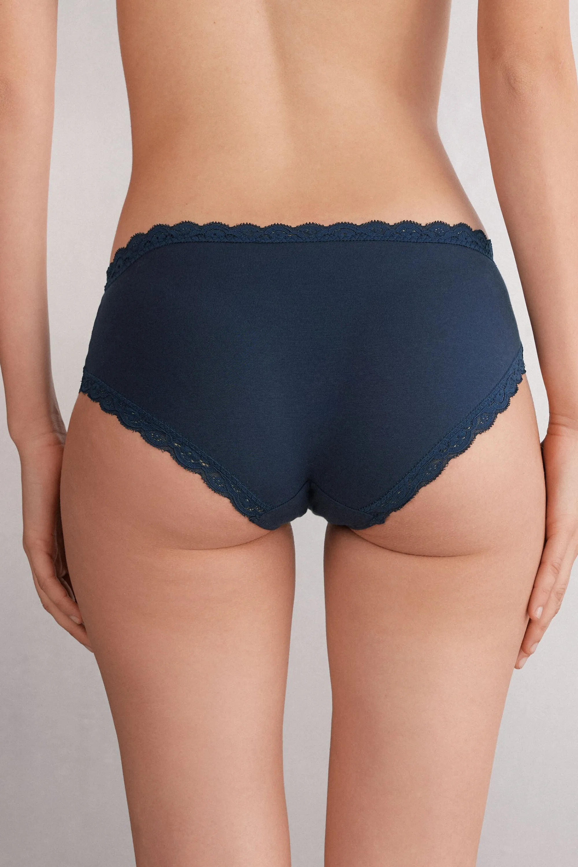 Intimissimi Slip in Pizzo e Cotone