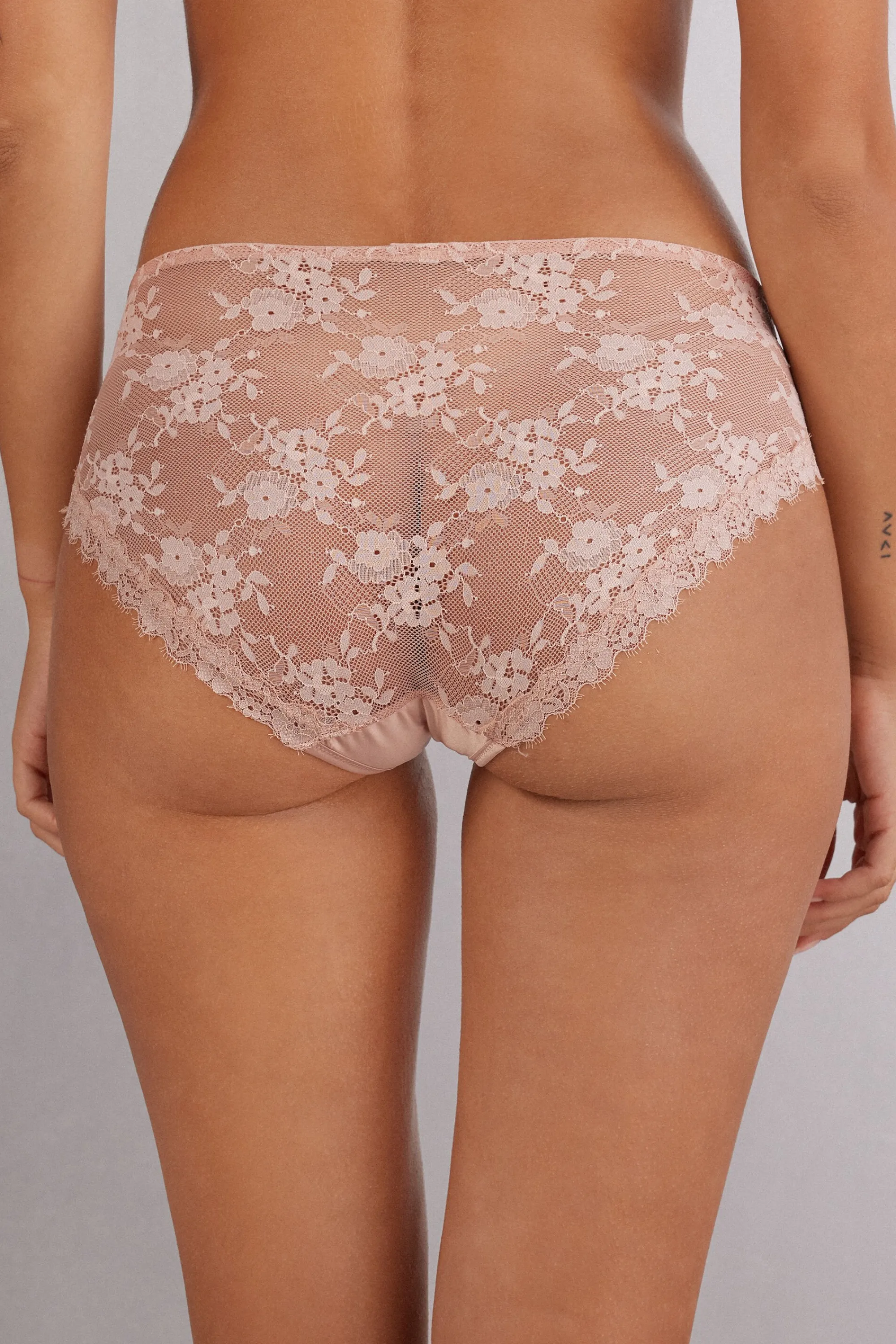 Intimissimi Slip Satin Meets Lace