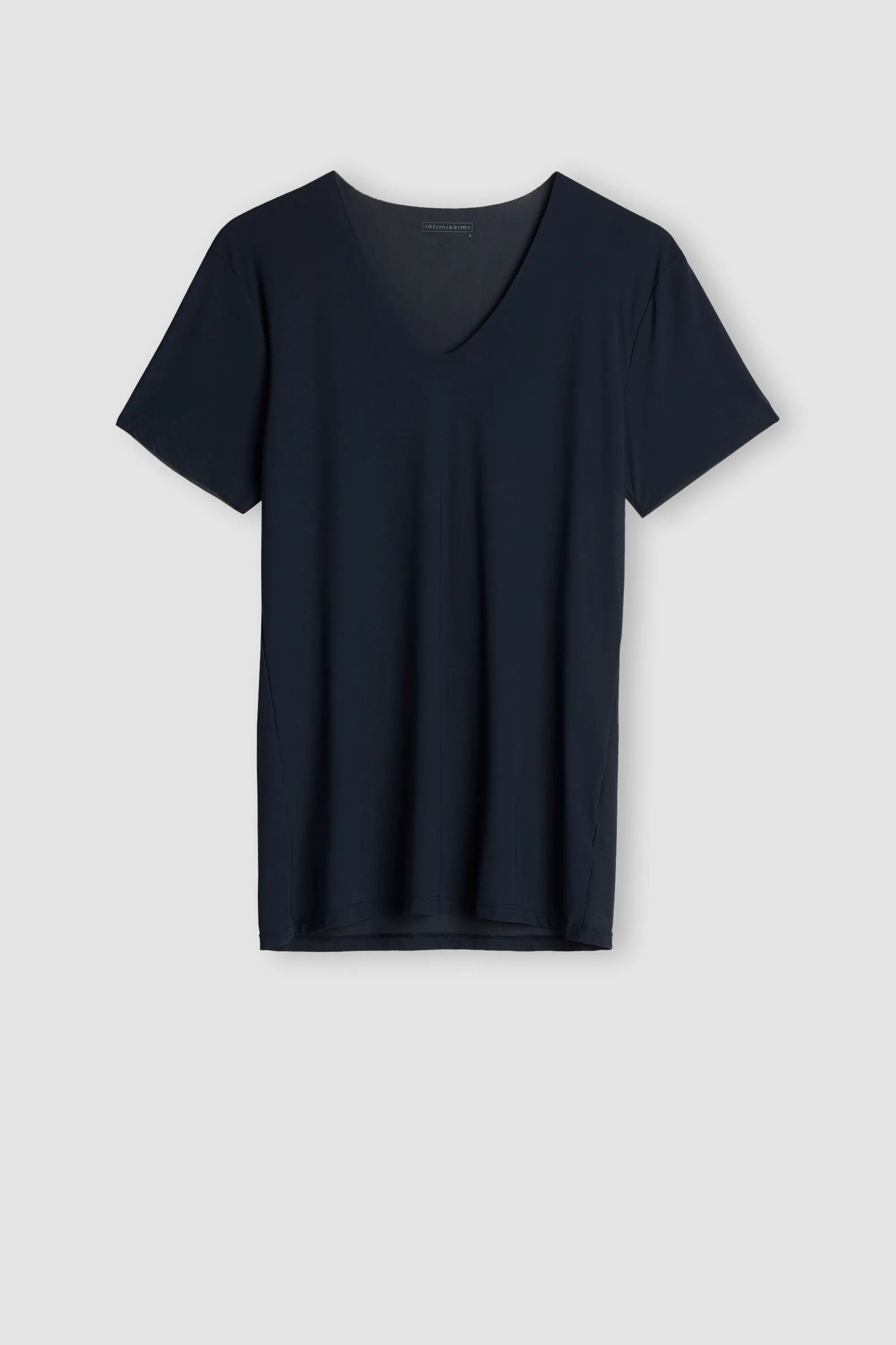 Intimissimi T-shirt in Microrete Taglio Vivo con Scollo a V