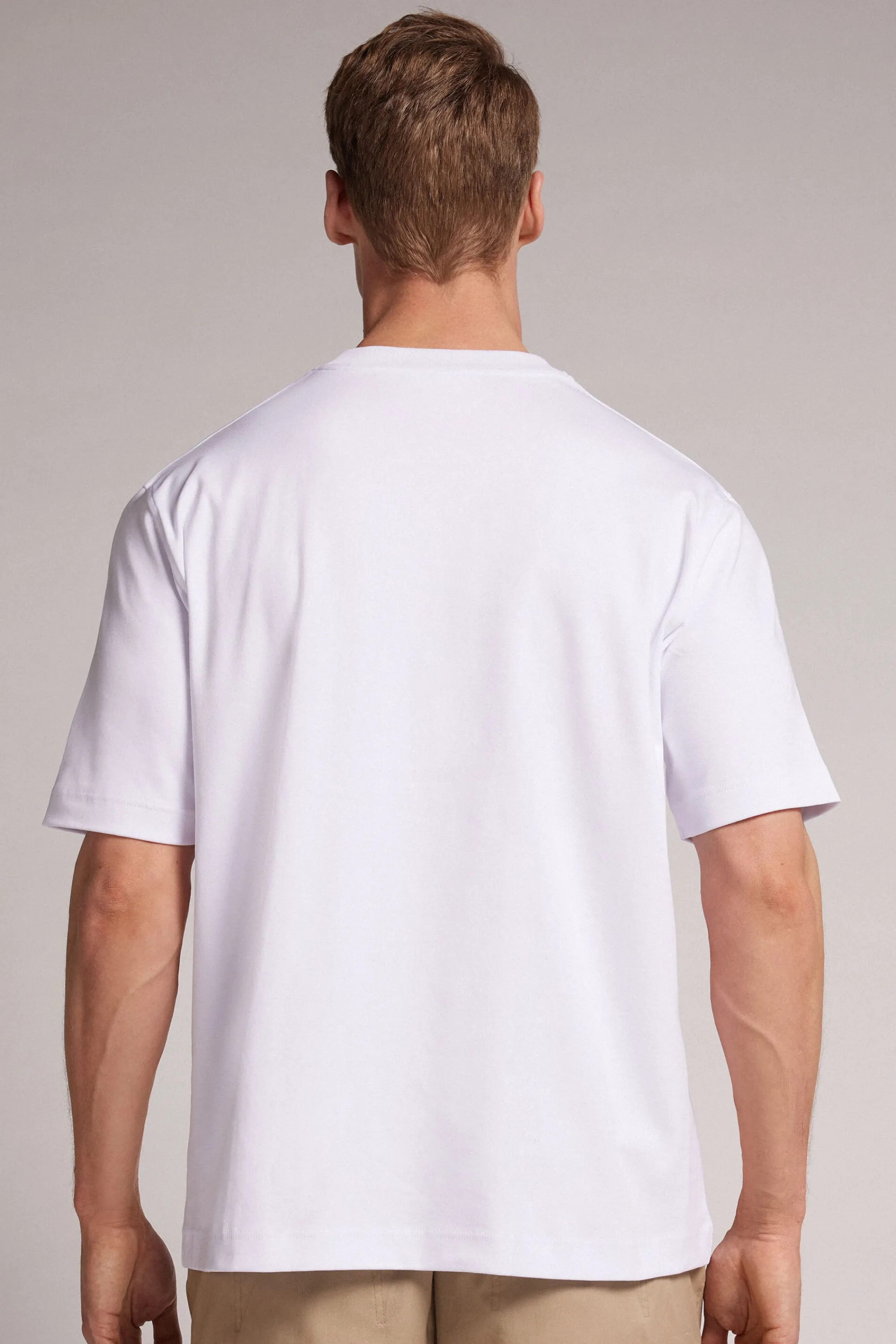 Intimissimi T-shirt Over in Cotone Interlock