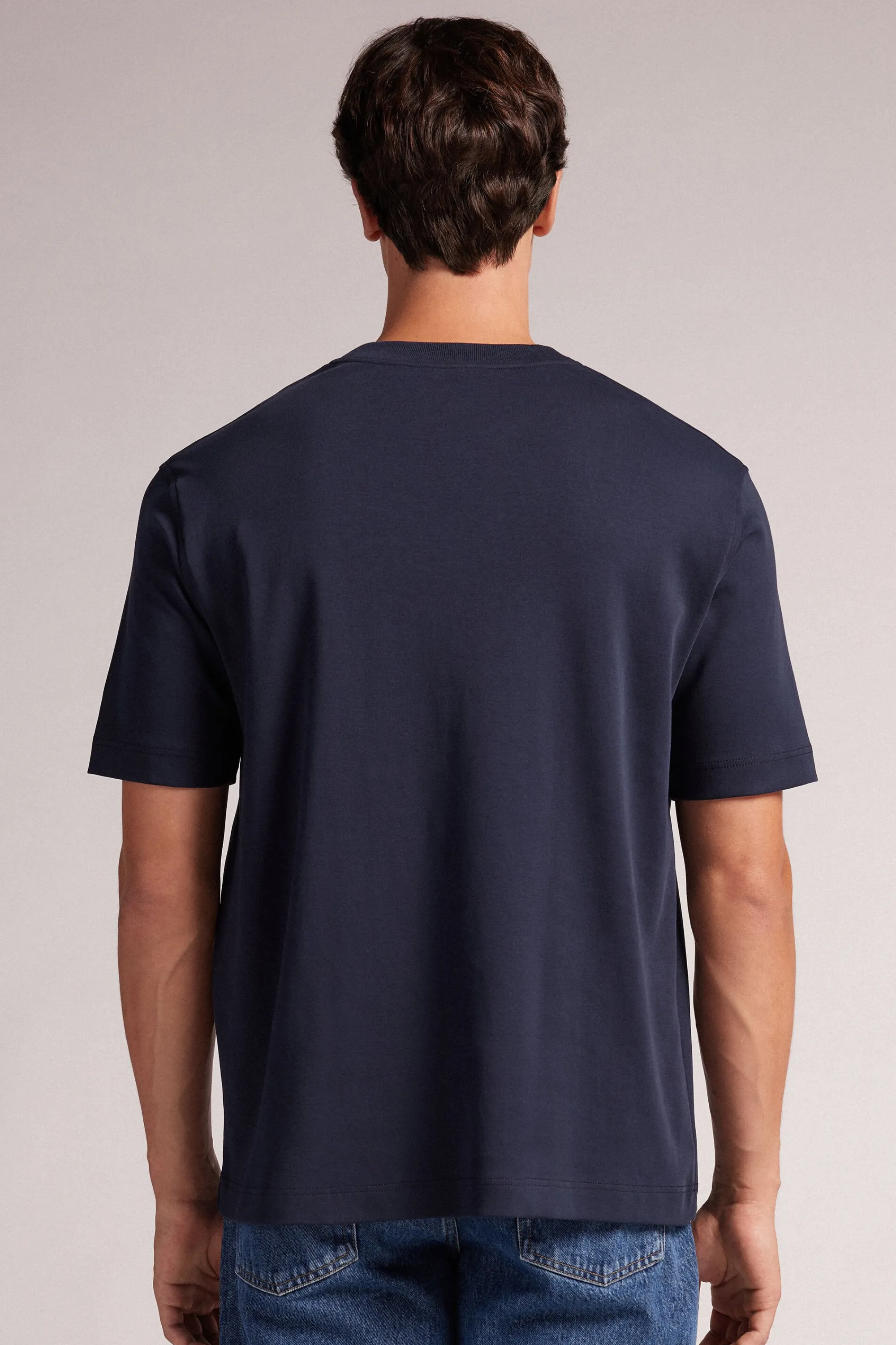 Intimissimi T-shirt Over in Cotone Interlock