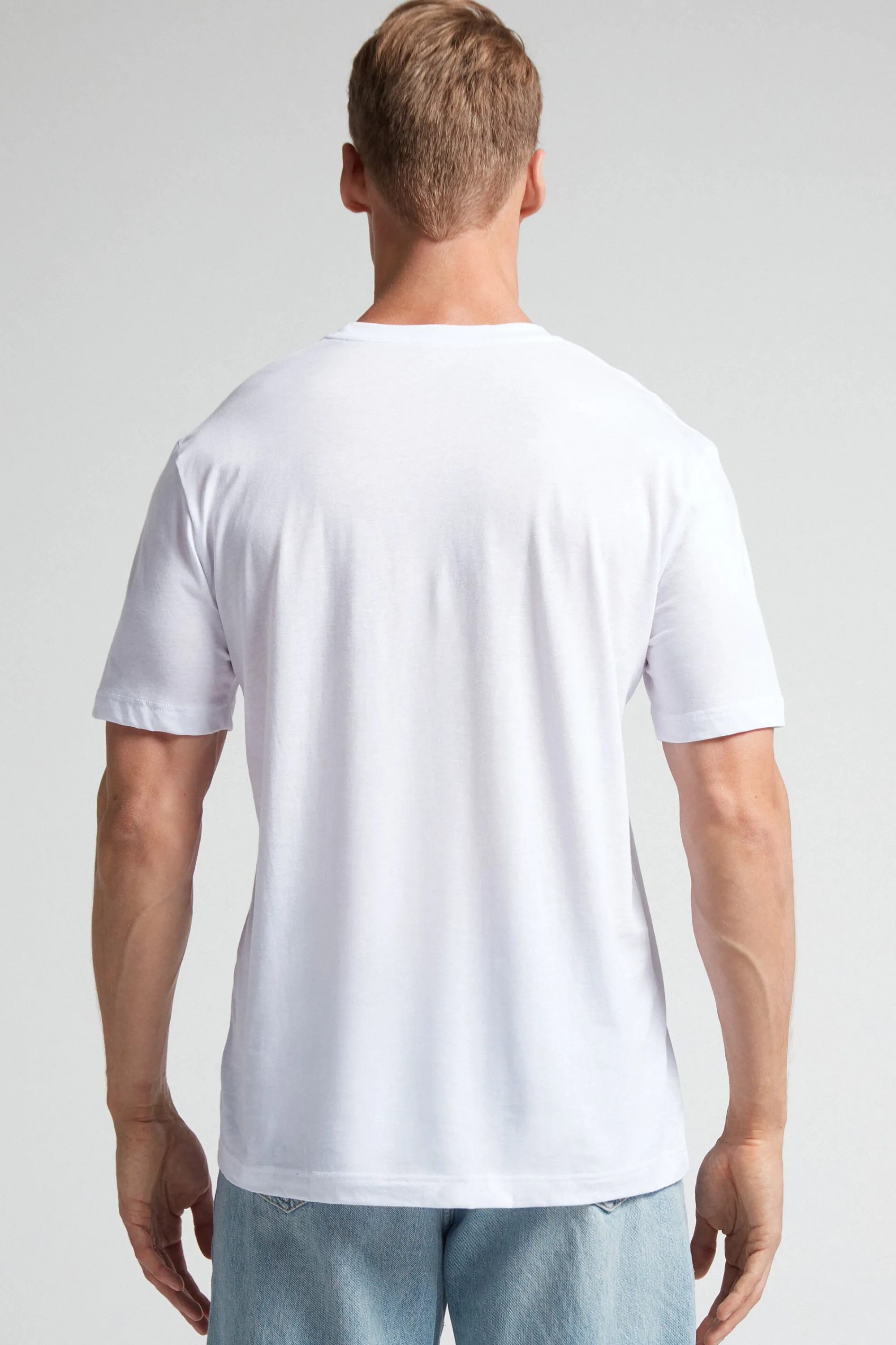 Intimissimi T-Shirt Regular Fit in Cotone Superior Extrafine