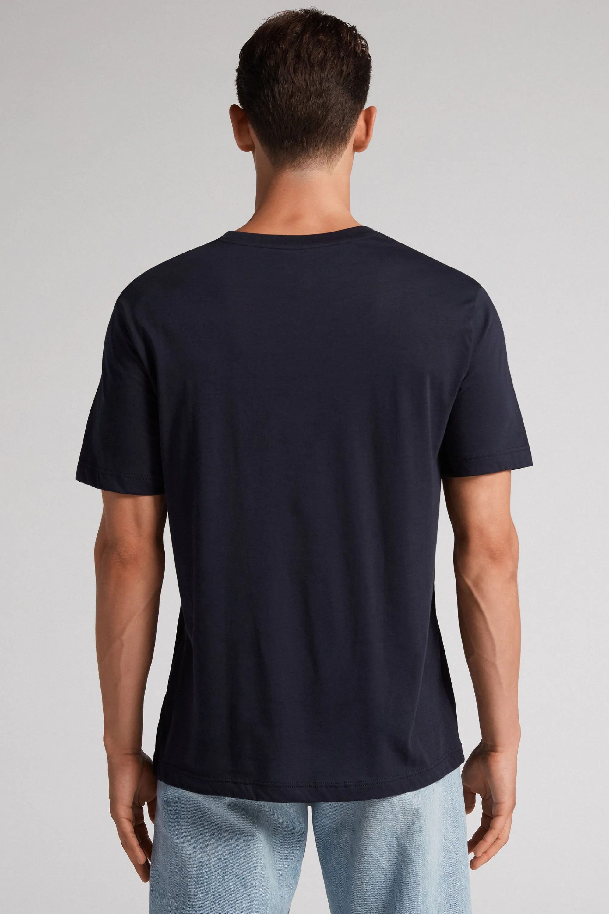 Intimissimi T-Shirt Regular Fit in Cotone Superior Extrafine