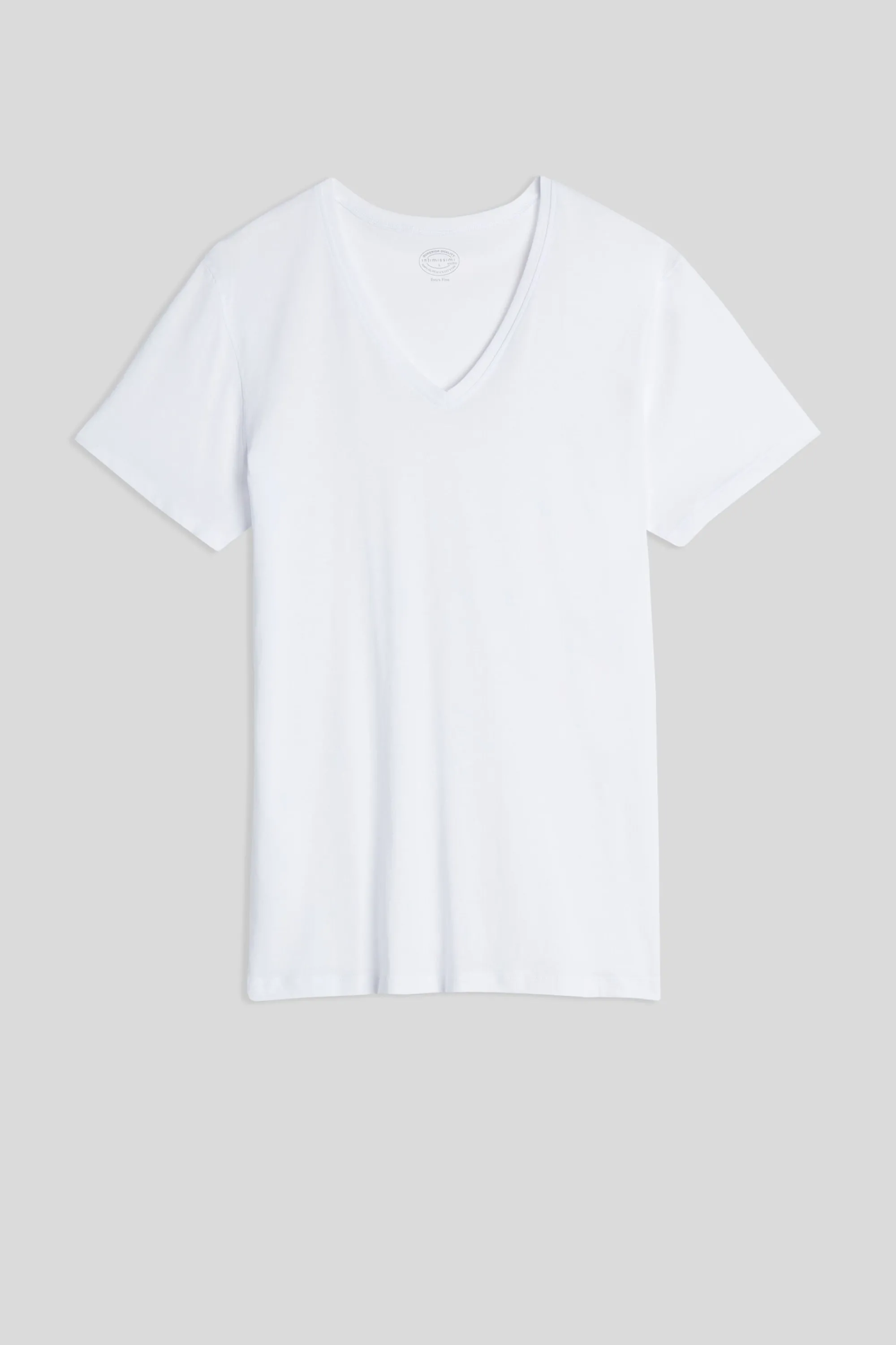 Intimissimi T-Shirt Scollo V in Cotone Superior Extrafine