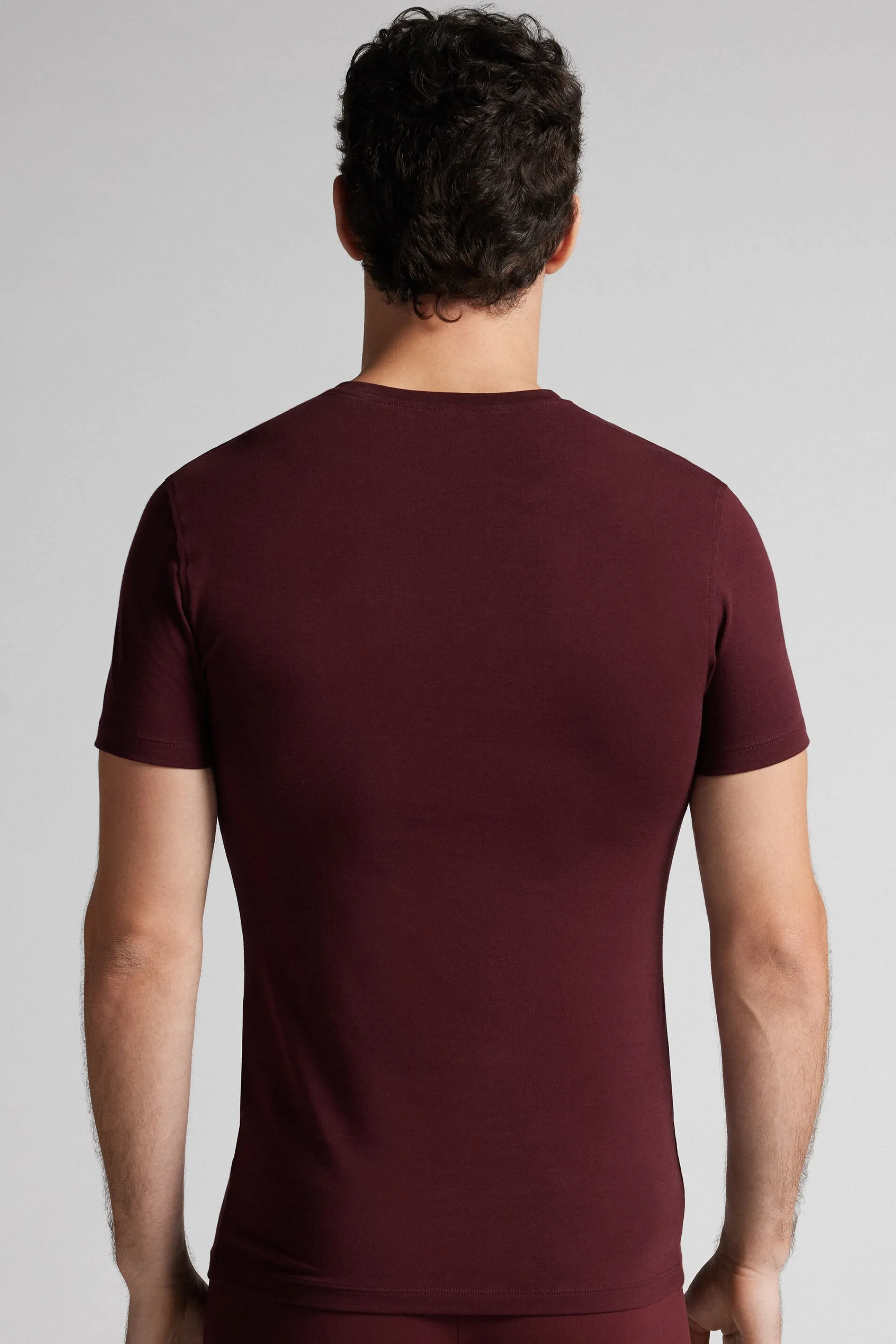 Intimissimi T-Shirt Uomo in Cotone Superior Elasticizzato